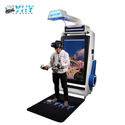 Simulador do jogo do tiro do corte VR do fruto do encaixotamento do serviço do auto com tela táctil